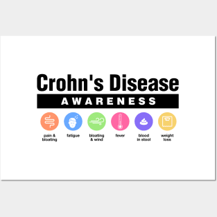 Crohn's Disease - Disability Awareness Symptoms Posters and Art